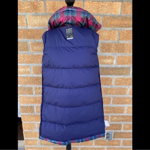 Burton Mecca Trench Down JacketLongPlaid Trench XS - Picture 10 of 16